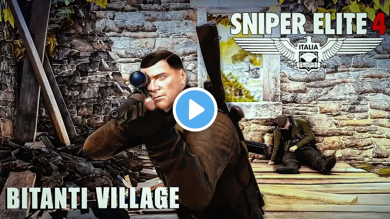 Walkthrough of the game Sniper Elite 4. Mission 2- Bitanti Village.No comments. 100% Ghost.