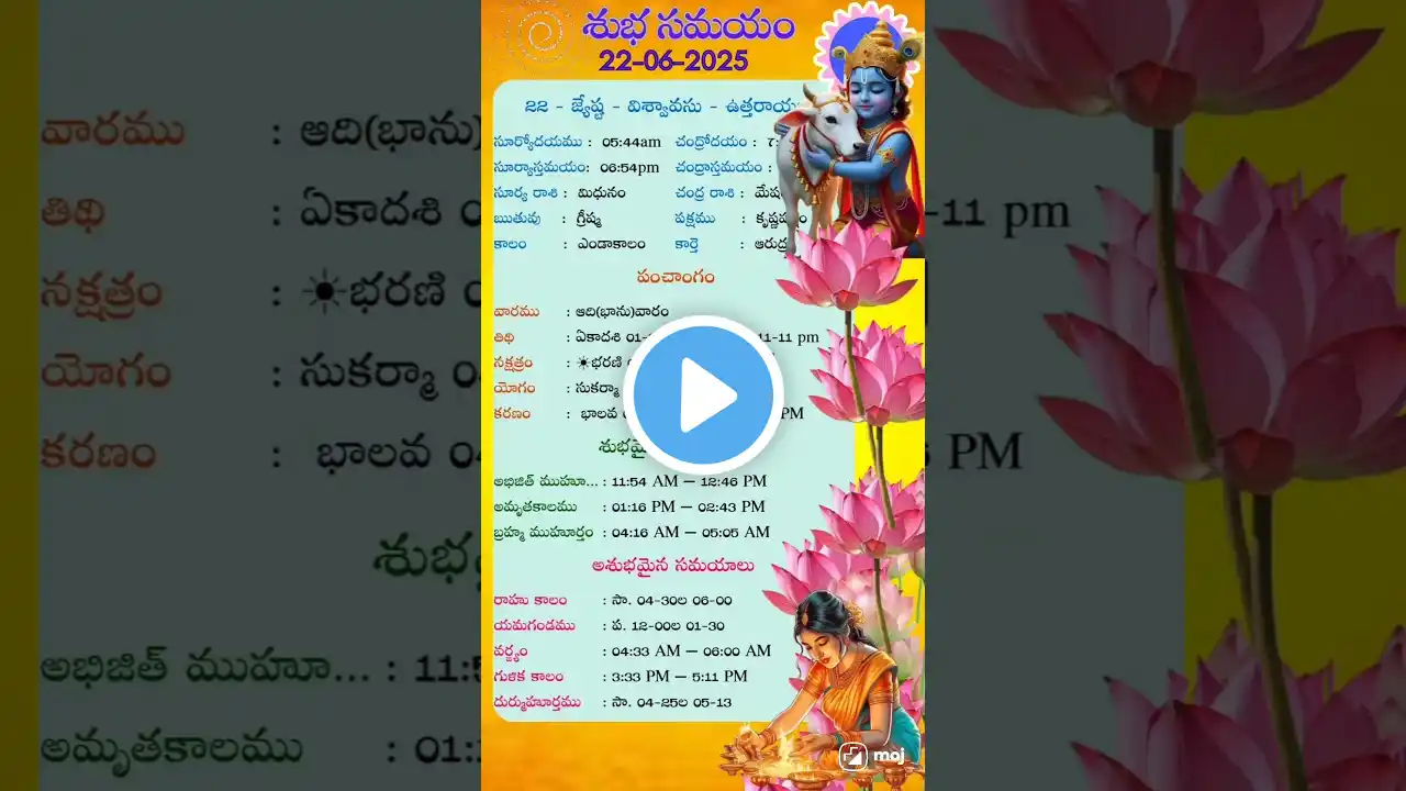 🔥 తెలుగు పంచాంగం 🔥#shortsతెలుగు #telugu #panchangam #trending #shorts