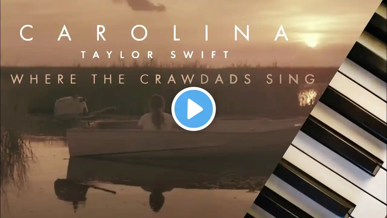Carolina (from "Where the Crawdads Sing") | 1 Hour Extended Calm Piano Loop | Taylor Swift ♪