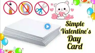 Surprise Valentine's Day Card | Love Card Tutorial DIY Valentine's Day 💌💘