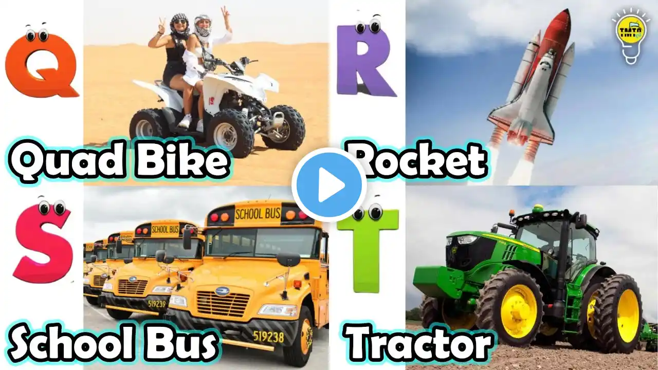 Vehicles Alphabet Song for kids | Vehicle ABC Song | Phonics for Kids | Alphabet Letters, Baby