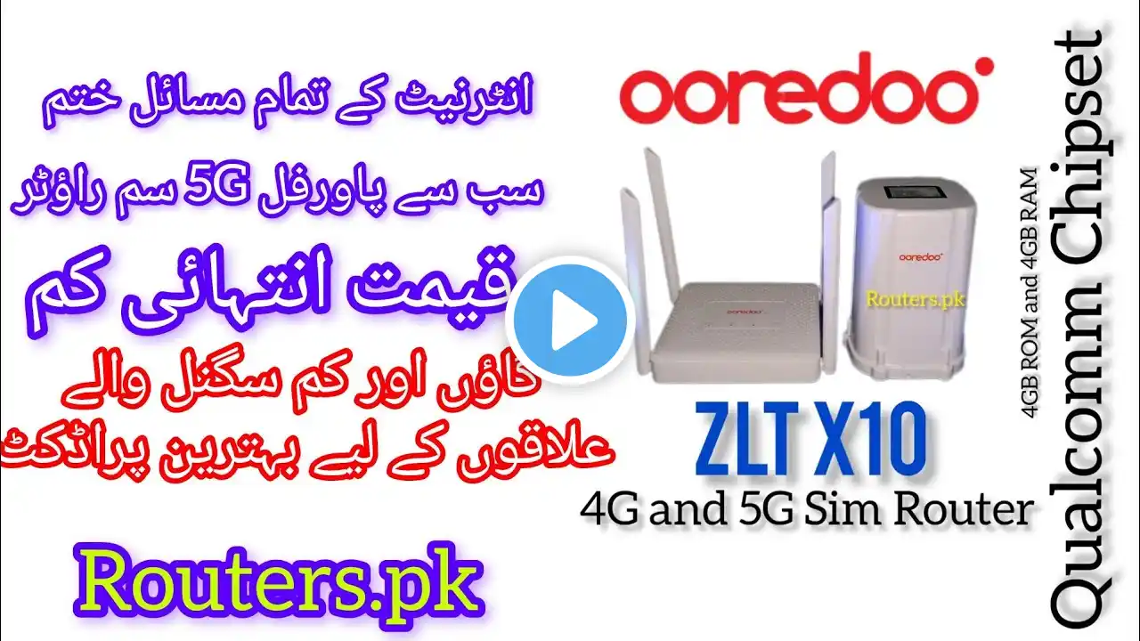 Best 5G Sim Router 2025: ZLT X10 Complete Review, Speed Test, Feature. ZLT X10 Price in Pakistan