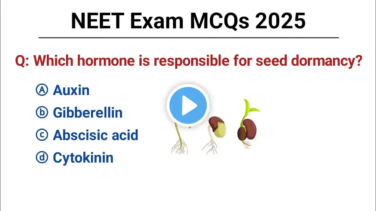 NEET exam MCQ 2025 | neet exam mcq questions | neet Mcq chemistry | neet mcq biology 2025 | neet