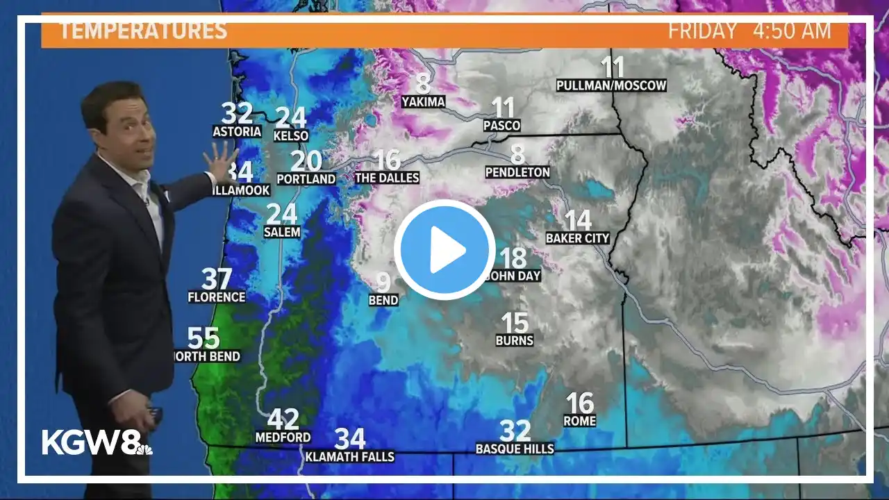 Freezing rain forecast | Friday, December 23, 2033