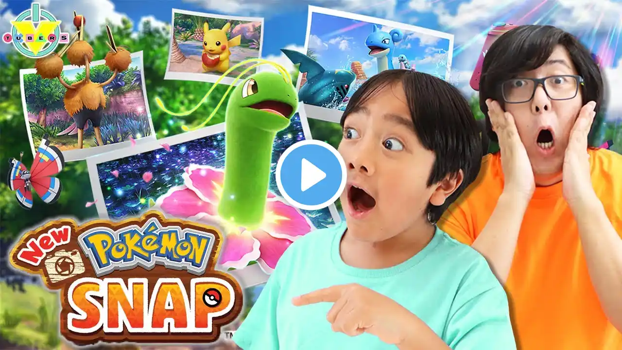 New Pokemon Snap! Let's Play Ryan Vs  Daddy