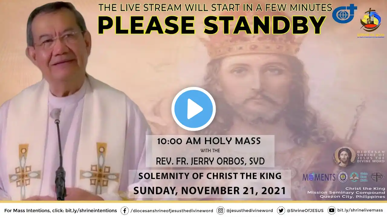 LIVE NOW | Online Holy Mass at the Diocesan Shrine - November 21, 2021 (10am)