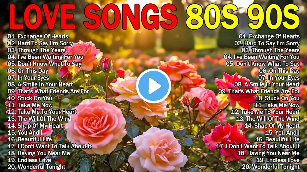 Best Old Beautiful Love Songs 70s 80s 90s - Love Song Of All Time Playlist - Best Love Songs Ever #1