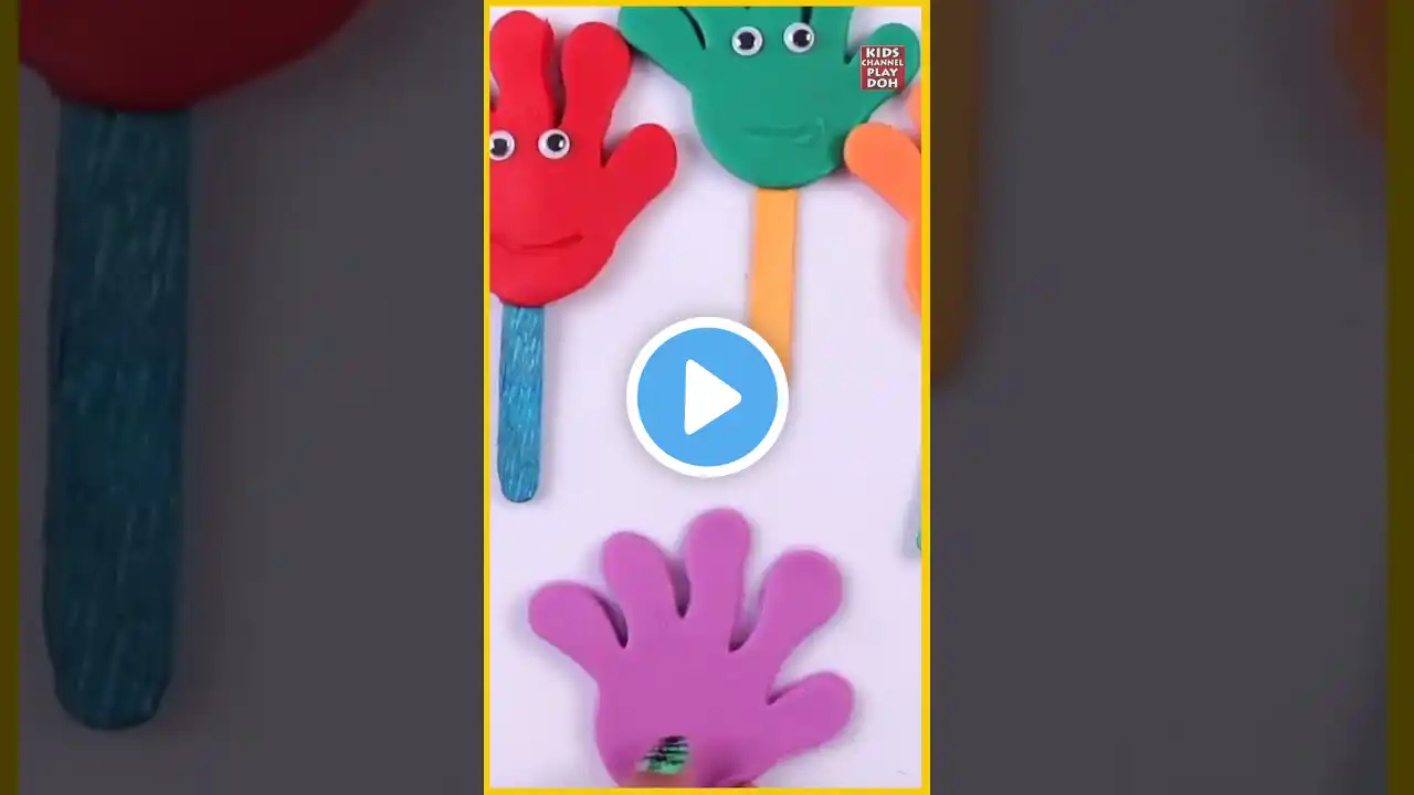 Learn Colors with Play Doh Glitters for Kids #shorts #colors #kidsvideo