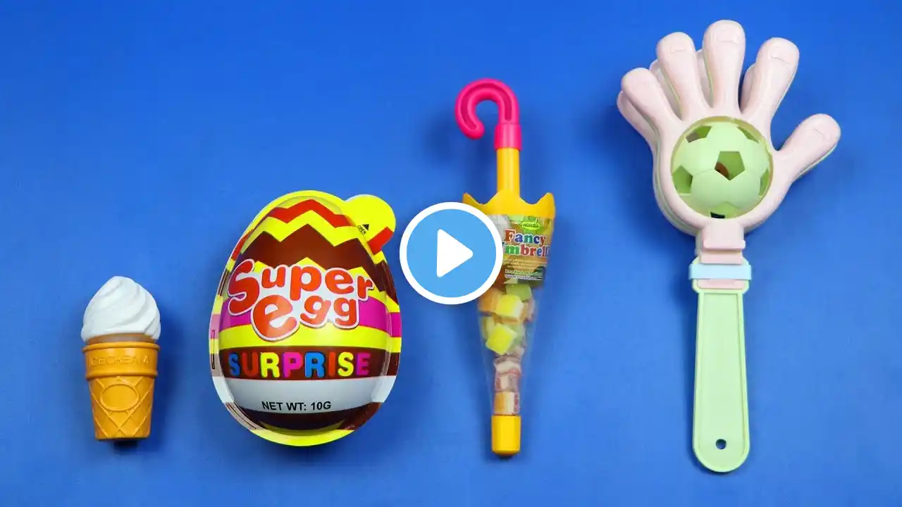 Colors For Children Five finger Toy & Surprise Eggs Learn Sizes from Small to Biggest Video For Kids