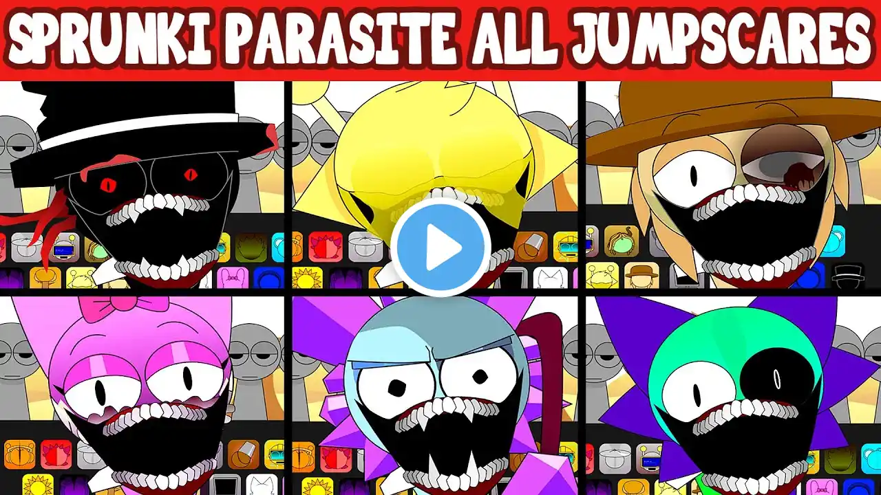 Incredibox Sprunki Pyramixed Parasite BUT ALL JUMPSCARES Version | NEW MOD | NORMAL VS. HORROR