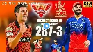 #RCB VS #SRH 287-3 Highest Score in #IPL Match Highlights | IPL Matches | IPL Best Matches