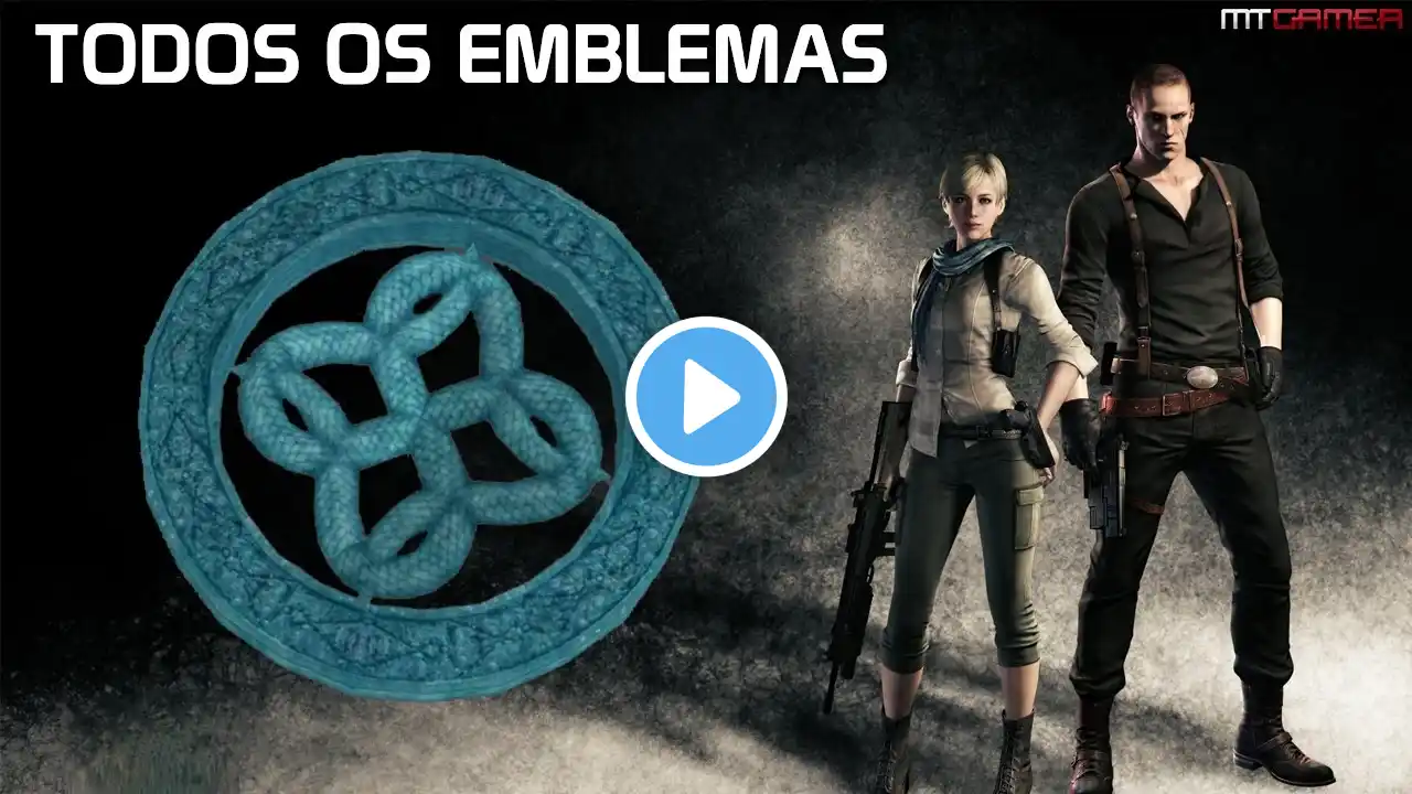 Resident Evil 6 Todos os emblemas de serpente Jake