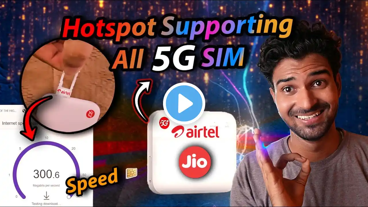 I Found Unlimited 5G Hotspot 😀😀 ZTE F50 Hotspot (Sim Card) 5G Router on Amazon || MIX SOILD MEIDA ||