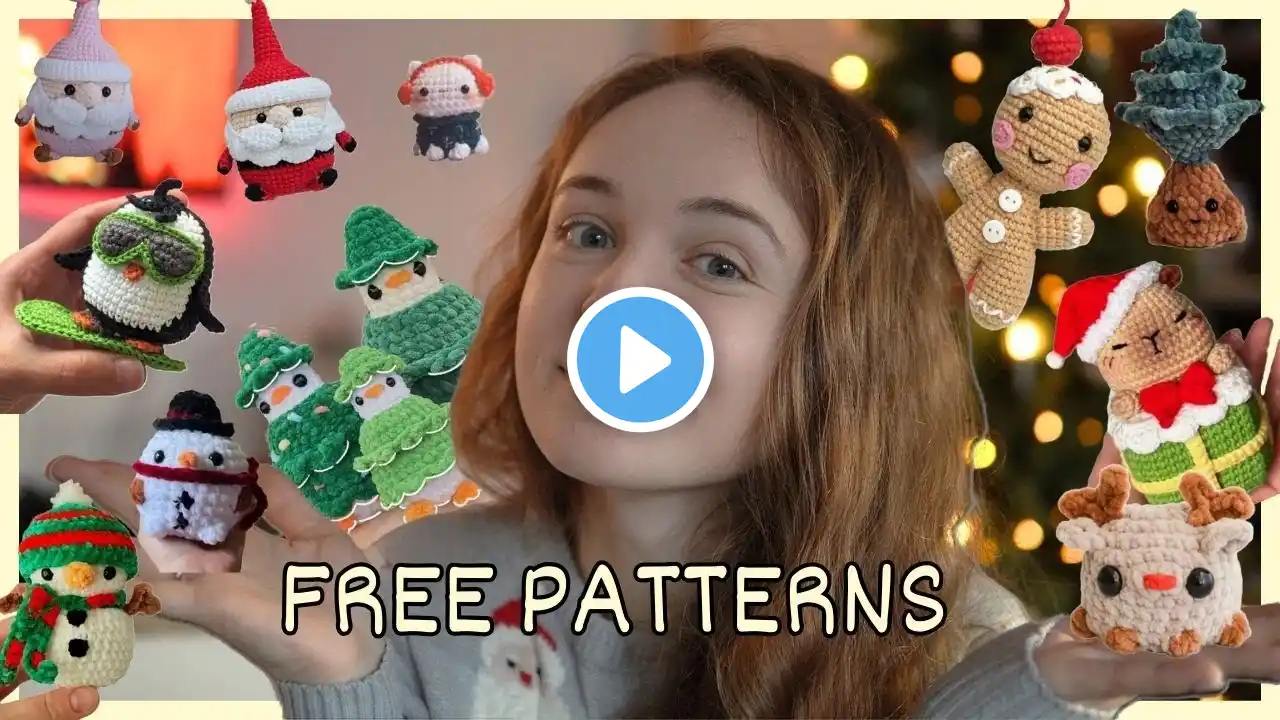 15 FREE Beginner-Friendly Crochet Christmas Toy Patterns – Perfect Last-Minute Gifts!