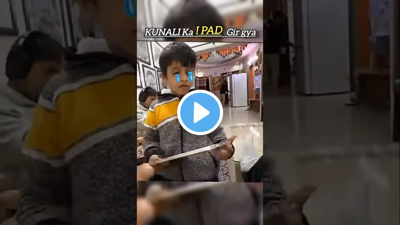 KUNALI ka IPAD gir gya 😱🤯,#souravjoshivlogs #shorts #vlogs #kunalijoshi #memes #comedy #ipad #block