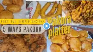 Iftar special recipes | pakora recipe | easy pakore homemade | pakora platter | easy pakore |  veg