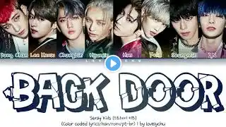 STRAY KIDS (스트레이 키즈) — BACK DOOR (Color coded lyrics/han/rom/pt-br)