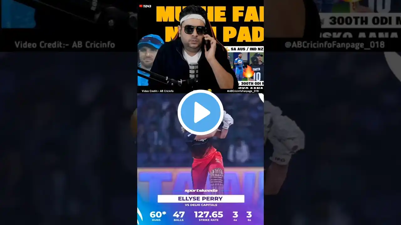 Ellyse Perry Batting 😠#ellyseperry #wpl #rcbvsdc #cricket #shortsfeed #viral #shorts