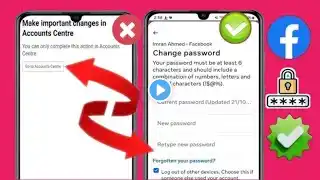 How to change Password in Facebook without WhatsApp 2025 | Make important changes in Accounts Center