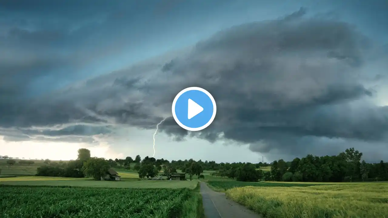 8️⃣ Intense Thunder & Torrential Rain 🌩️🌧️ | Nature's Power | 6 Hours