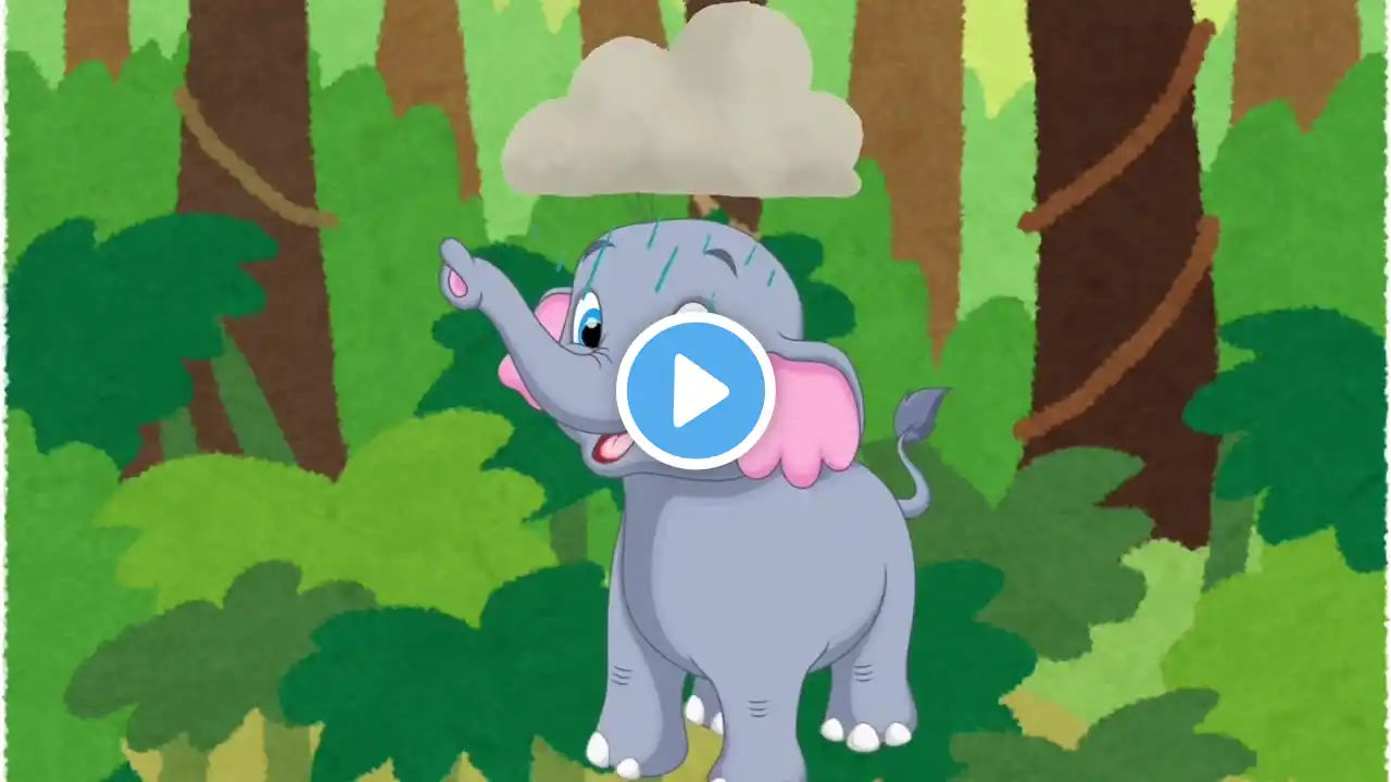 Dance with Ellie the Elephant! 🐘 Fun Kids Song & Nursery Rhyme | Learn Animal Sounds & Moves!