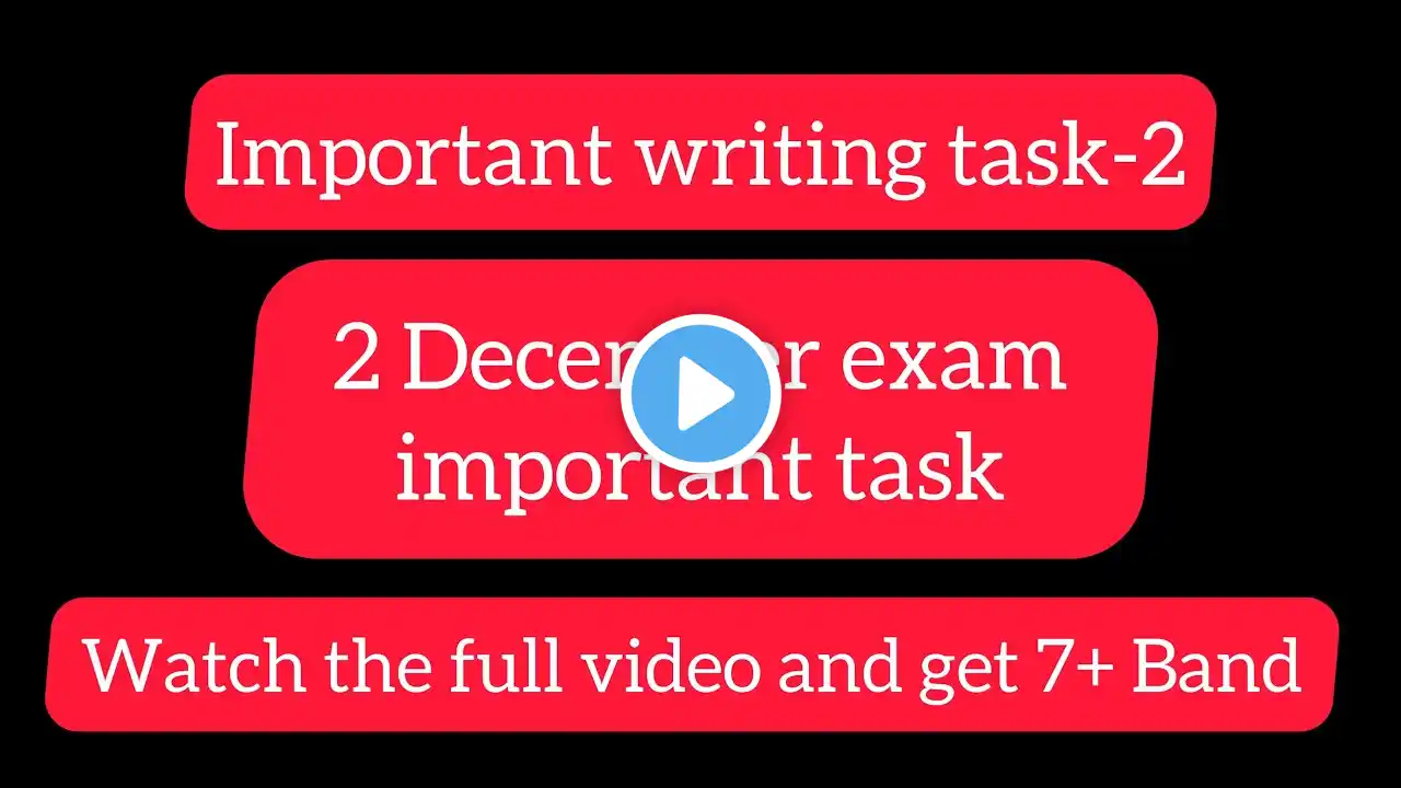 2 December IELTS exam prediction // important writing task-2 for, 2 December IELTS prediction 2021||