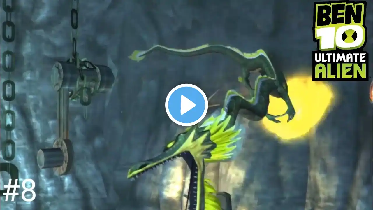 Ben 10 Cosmic Destruction Walkthrough Part 8 (PS3, X360, PS2, PSP, Wii) 100% Great Wall Boss