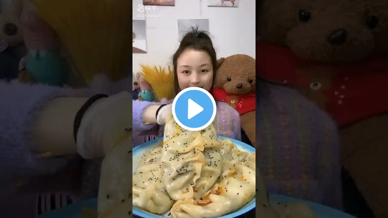 EATING CHALLENGE, BIGGEST MOMO EVER [ DUMPLINGS] | #asmr #food #kawaiieatingasmr