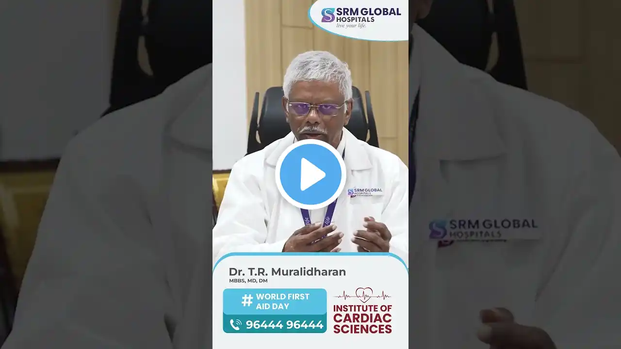 Dr  T R  Muralidharan - World First Aid Day #firstaid #cardio #cardiology