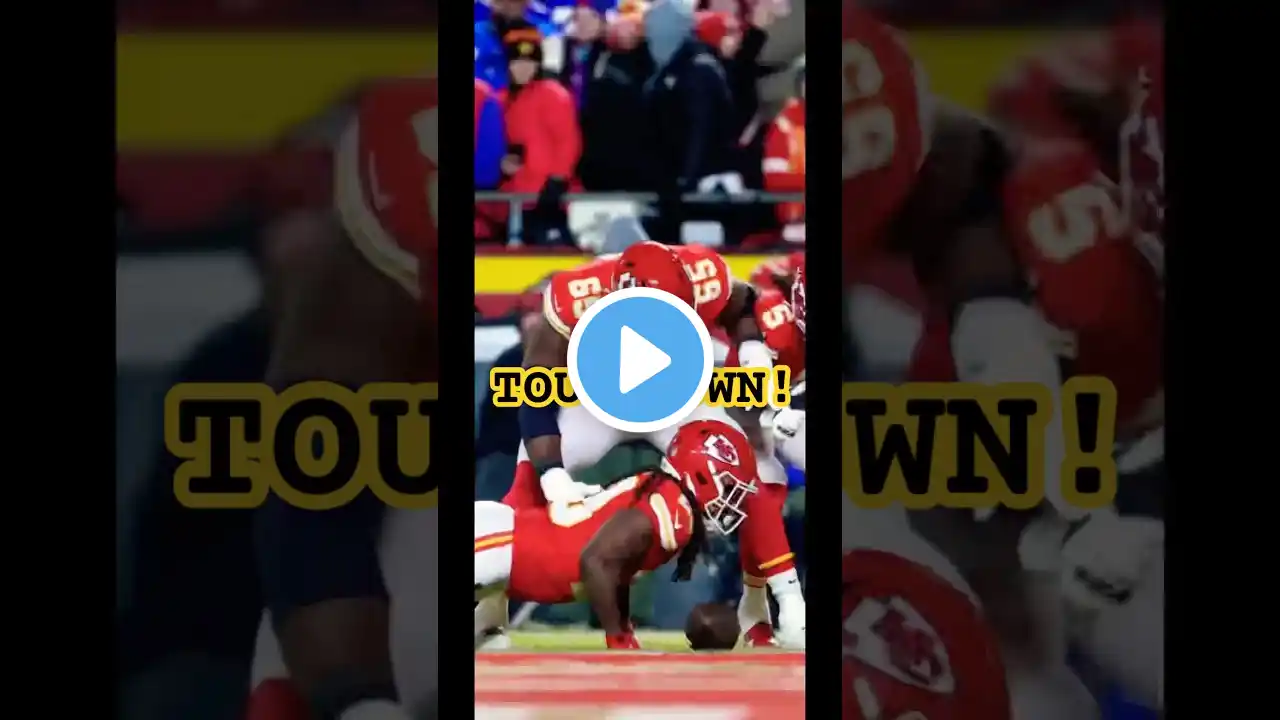 Kareem Hunt's 12-yard TD run opens scoring in Bills-Chiefs AFC title game #shorts #nfl