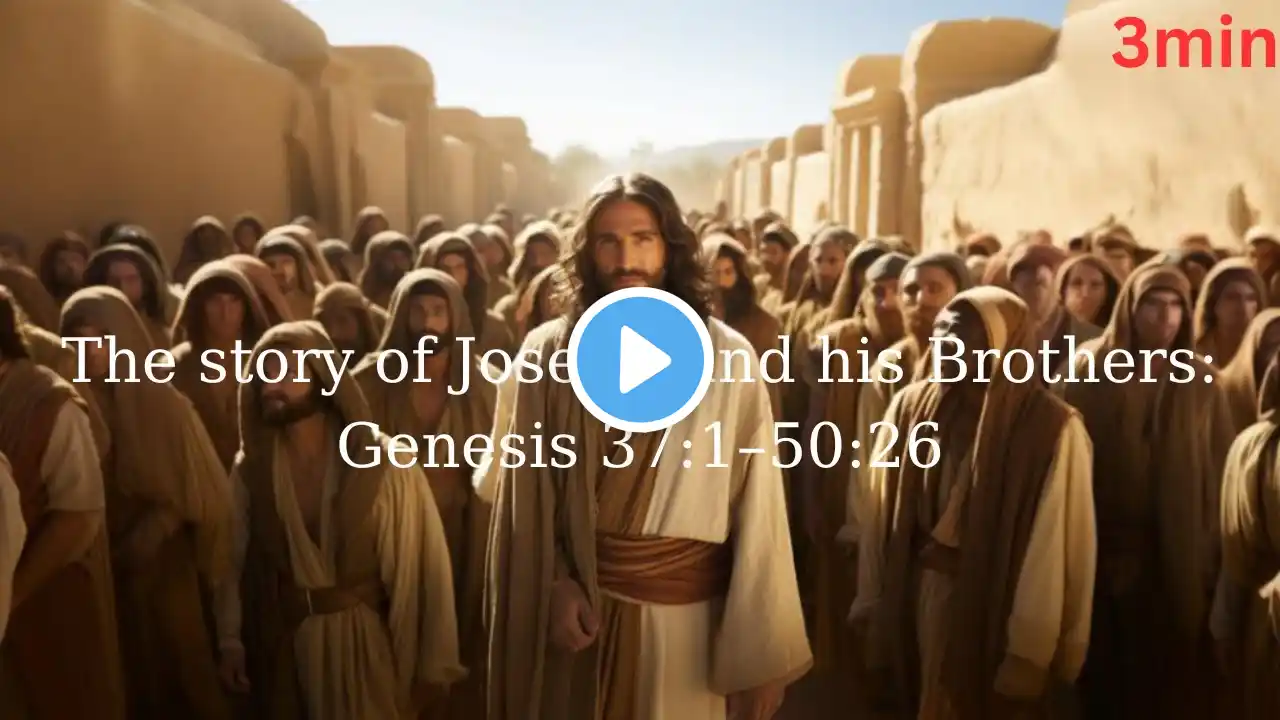 The story of Joseph and his Brothers: Genesis 37:1–50:26