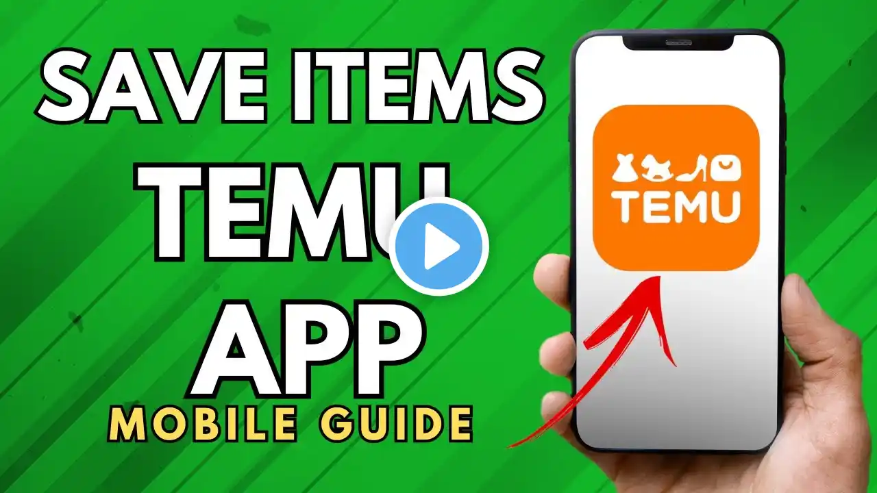 How To Save Items On Temu App - (Full Guide!)