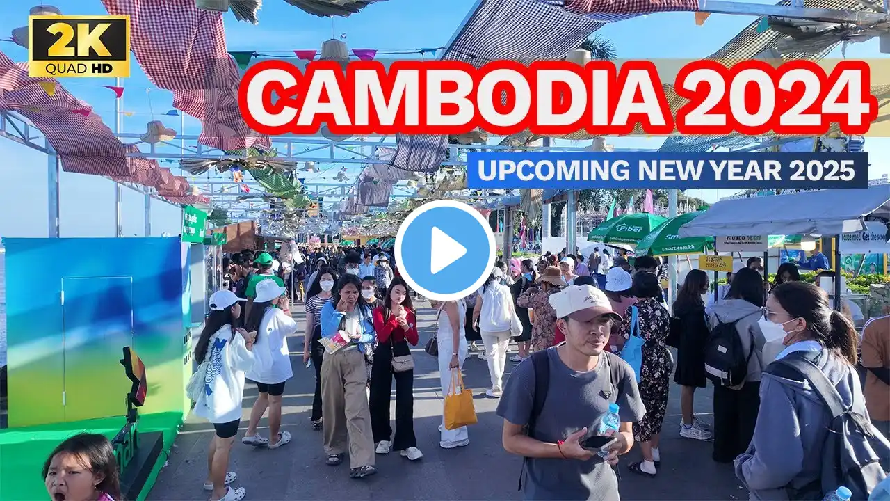 Upcoming New Year 2025! Exciting Crowds and Preparations for Celebrating Cambodia