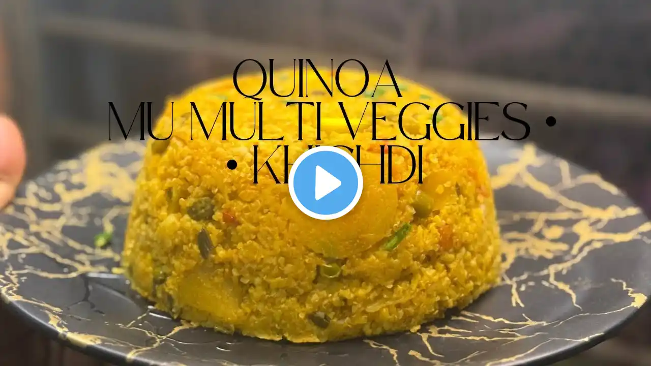 Healthy Quinoa Khichdi Recipe | Gluten-Free, Vegan & Easy to Make”