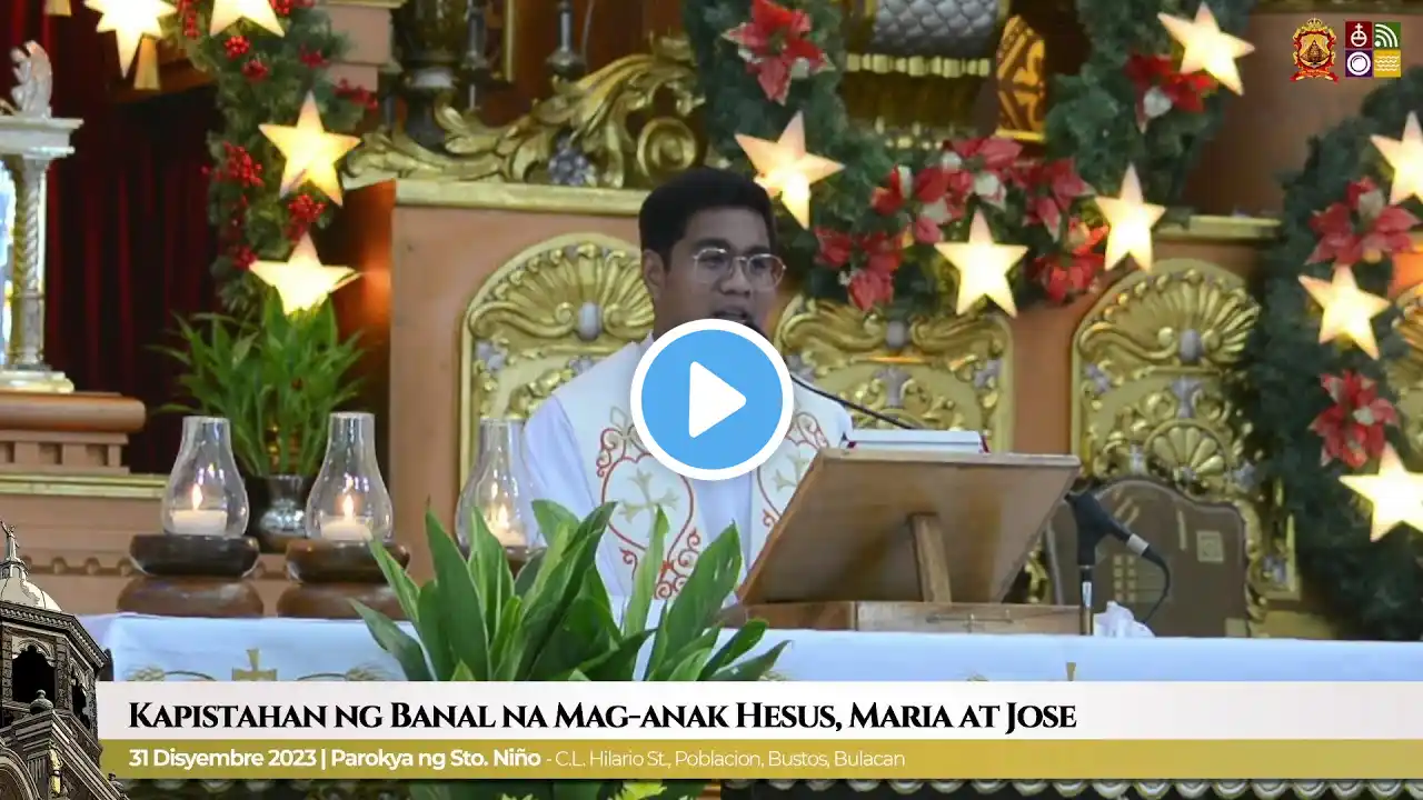 31 DISYEMBRE 2023 | 08:00 NG UMAGA | BANAL NA MISA