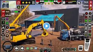 JCB Games 3D City Road Builder Heavy Machines and JCB Driving Simulator - Android Gameplay