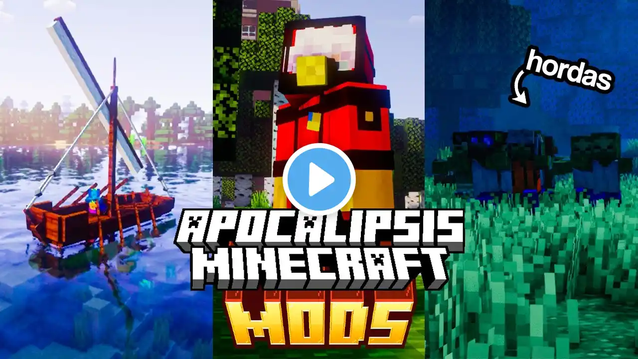 15 IMPERDIBLES MODS de APOCALIPSIS MINECRAFT