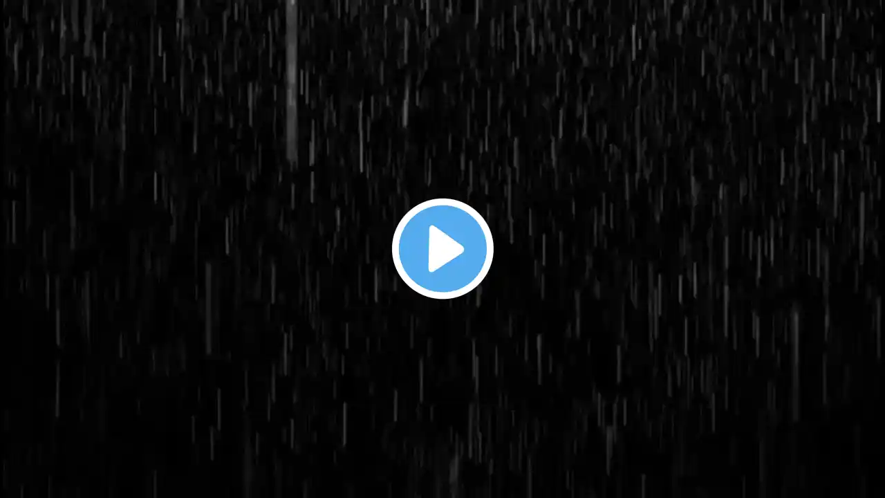 🔴 Powerful Rain and Thunder Sounds for Sleeping | Black Screen Rainstorm - Sleep Sounds