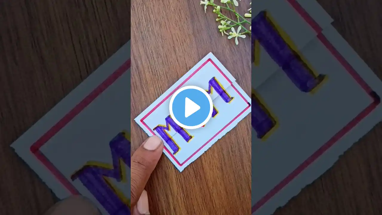 mother's day making card | Last Minute white paper mother's day card #shorts #short #youtubeshorts