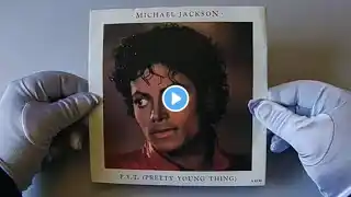 Michael Jackson - P.Y.T (Pretty Young Thing) (vinyl single) 1983 Unboxing 4K HD | MJ Show and Tell