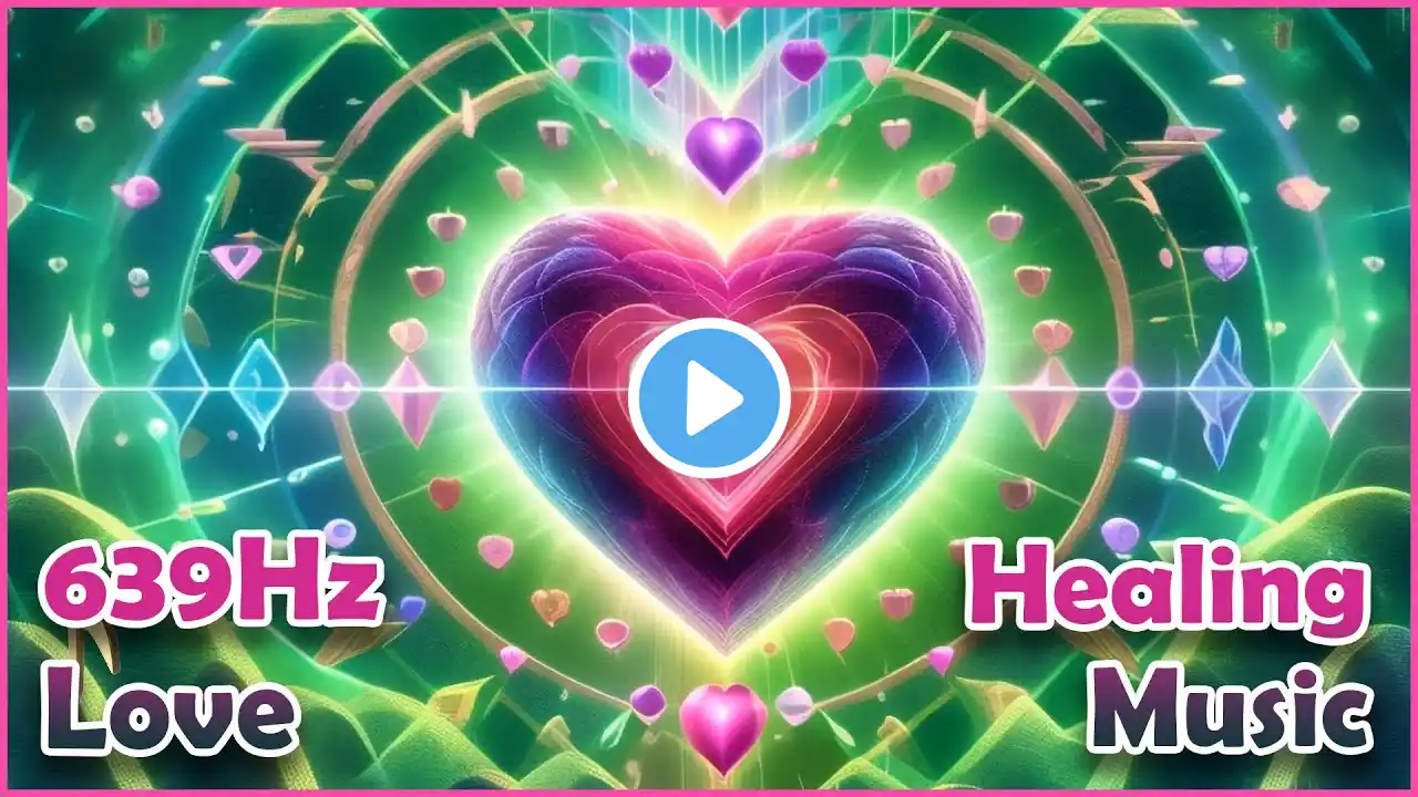 639 Hz Music Pure Positive Love Energy Frequency | Attract Love Miracle Tone Healing Music