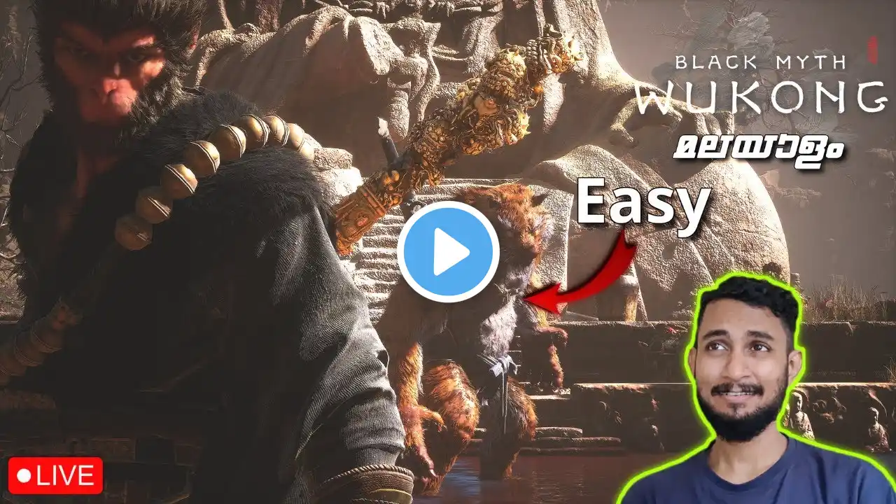 black myth wukong malayalam this game is easy | Day 6π΄live |RSG|