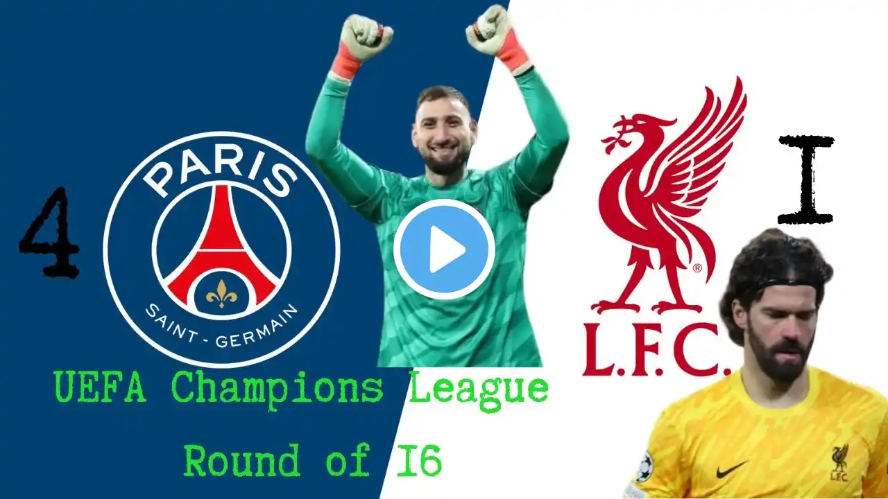 PSG Triumphs Over Liverpool in Champions League Thriller. PSG vs Liverpool Highlights.