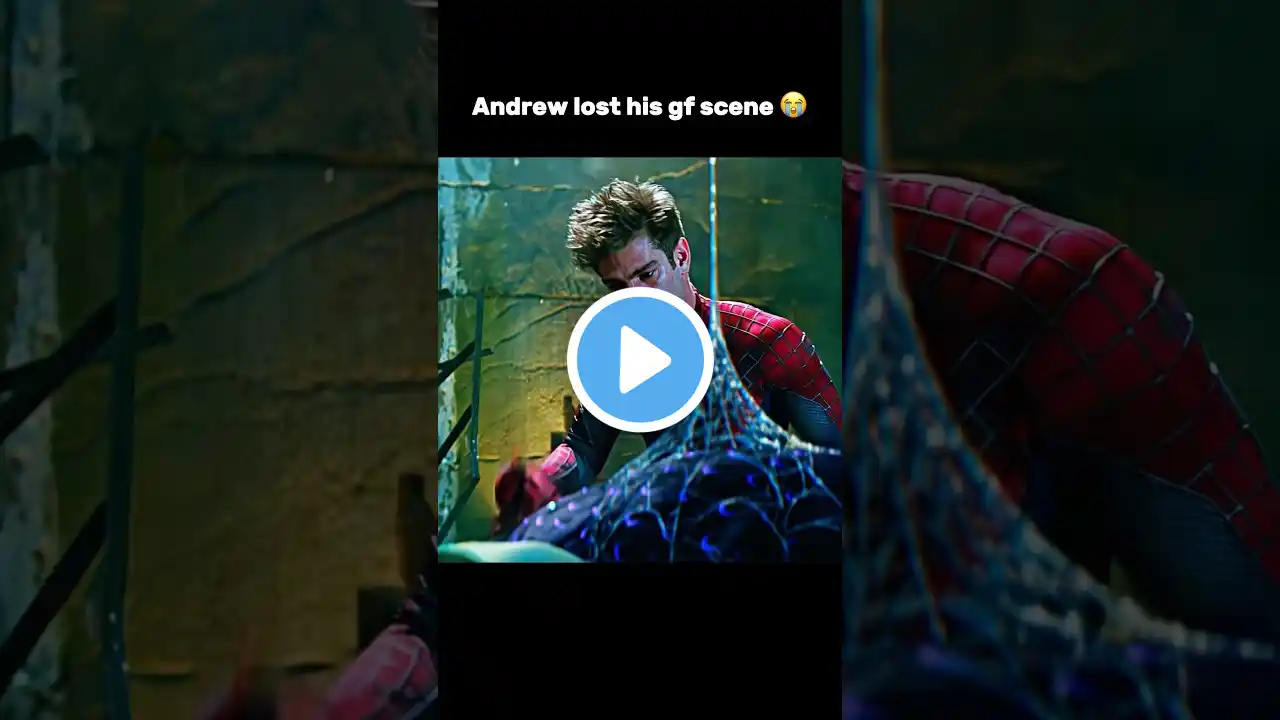 WHICH SCENE HURT YOU MORE😭💔?? #marvel #spiderman #tomholland #andrewgarfield