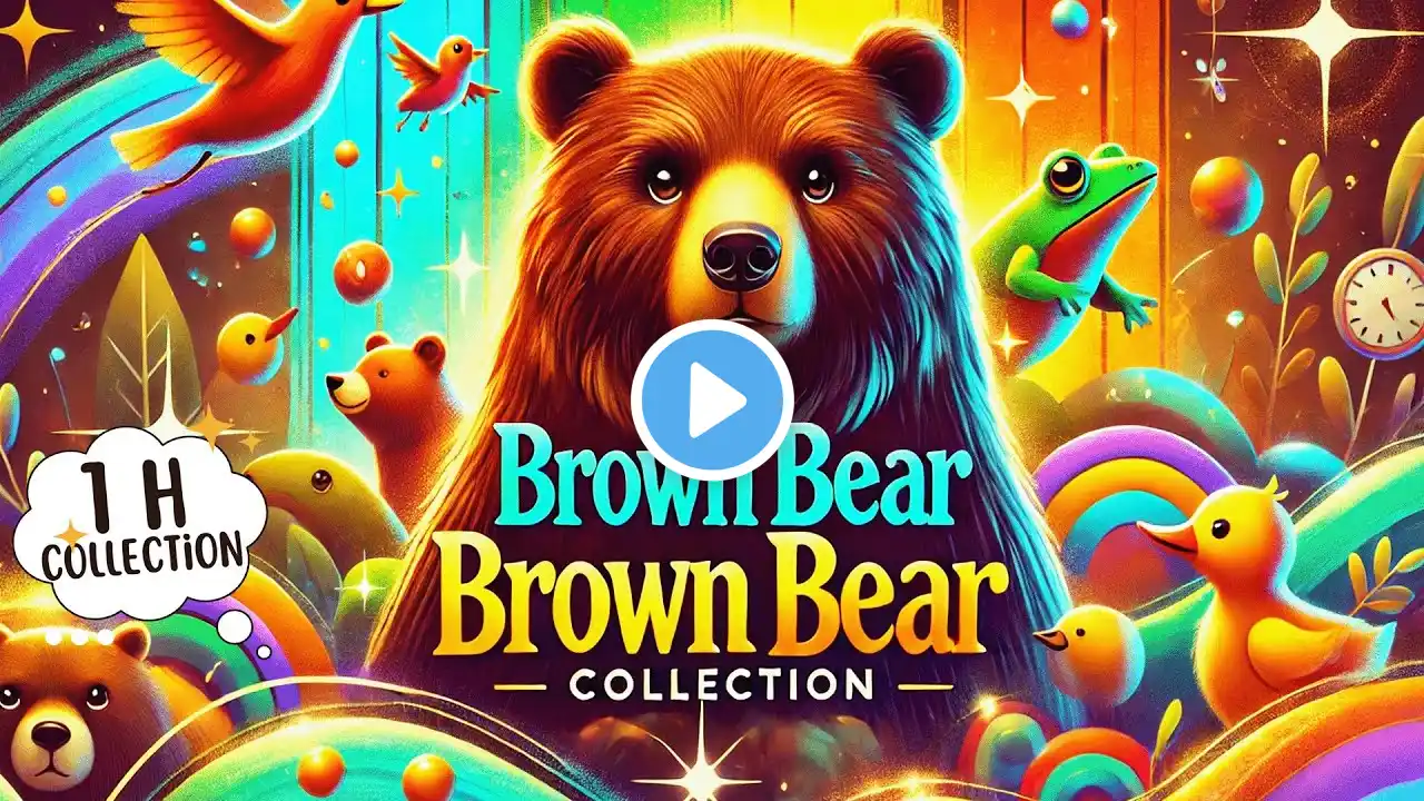 Brown Bear, Brown Bear, What Do You See Collection | KittyCatCollection Sing Along Story Songs!!