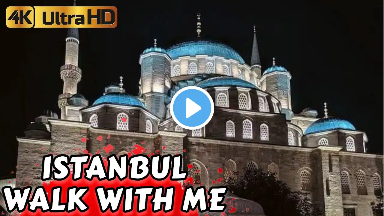 🇹🇷 Istanbul 2024 Türkiye Blue Mosque Hagia Sophia Sultan Ahmed Walking Tour Travel Guide 4K Video