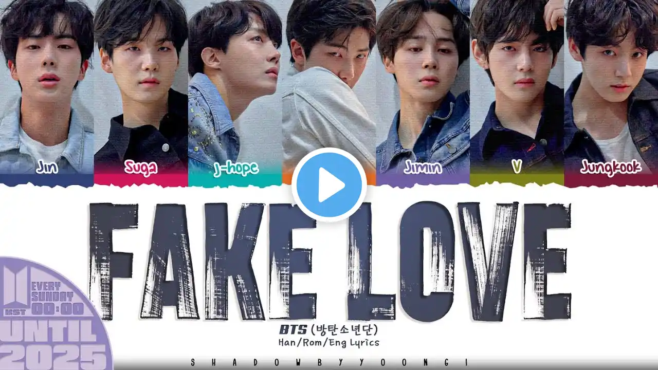 BTS (방탄소년단) 'Fake Love' Lyrics [Color Coded Han_Rom_Eng] | UNTIL 2025 #38