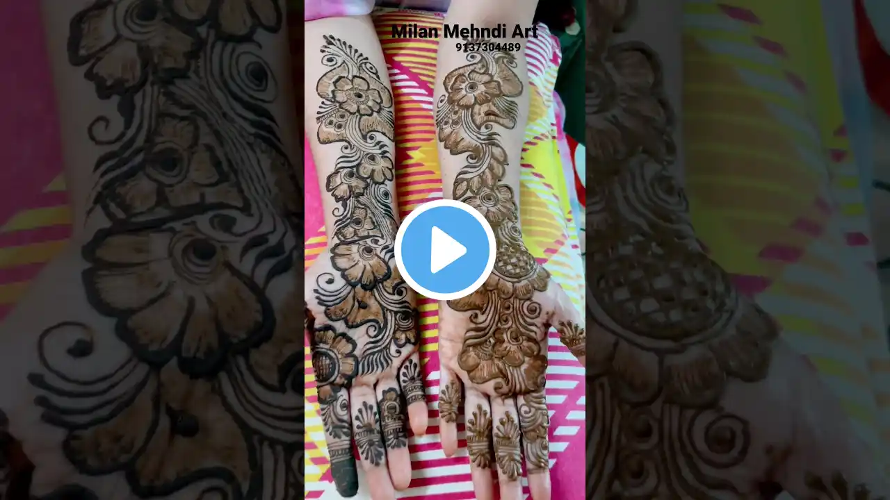 Newdesign #old#milan #artist #henna #thane #mehndi #eid #bridal #sadi #wedding #instagram #reels #yt