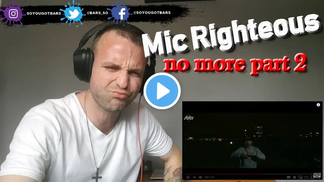 Mic Righteous | #Dreamland No More Part 2 (Freestyle) - Moments of Clarity [EP2]: SBTV [[REACTION]]