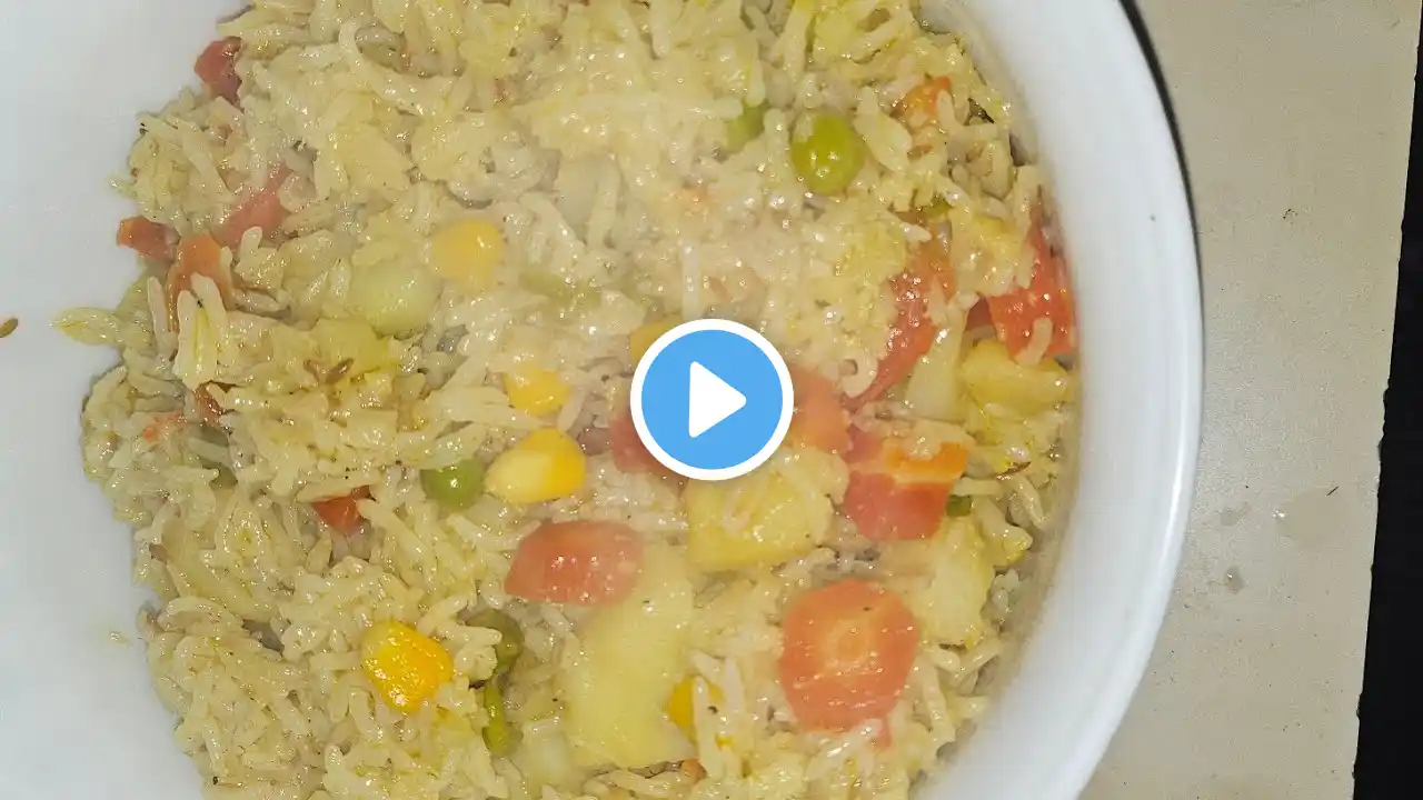 Vegetable pulao in pressure cooker | cooker pulao | rice in cooker | easy iftar recipe | veg pulav